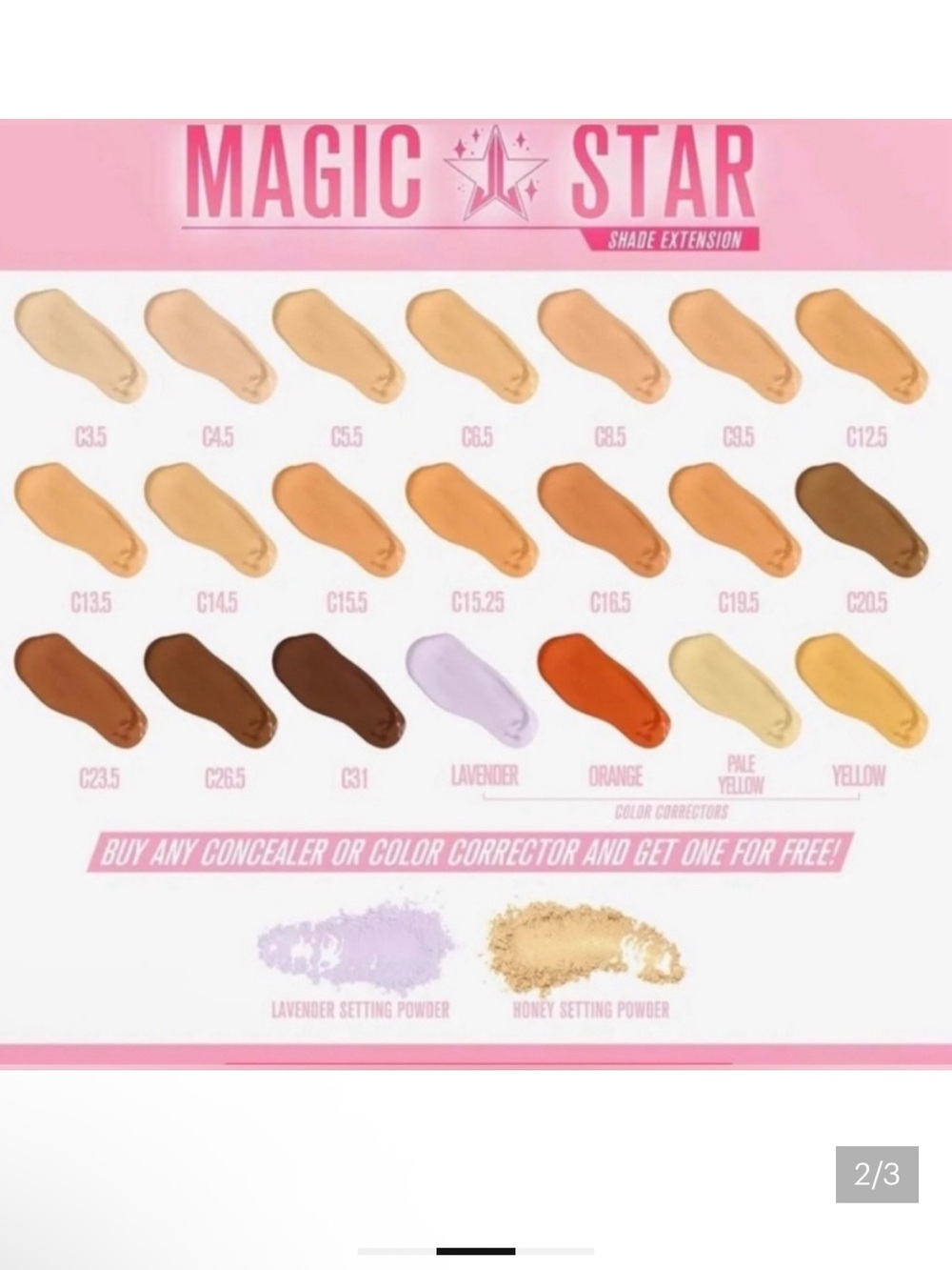 Jeffree Star Magic Star Concealer C15.5 - Picture 2 of 3